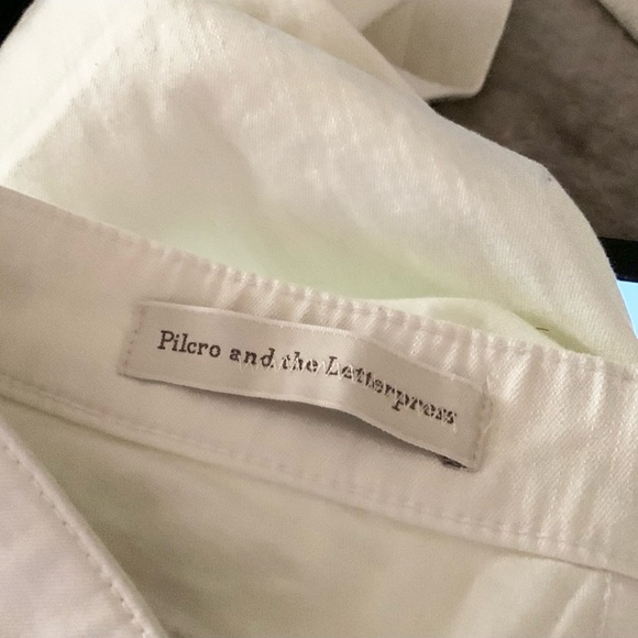 Anthropologie Pilcro Lace Up Denim Jeans Size 28 - Picture 6 of 12